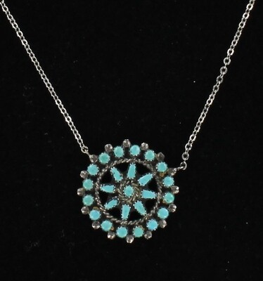 SILVER TURQUOISE PENDANT