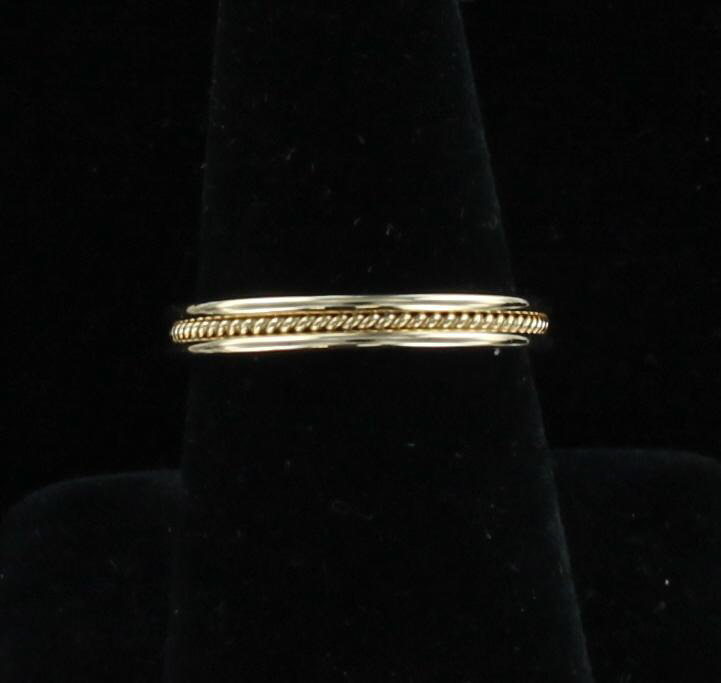 14KT YELLOW GOLD BAND