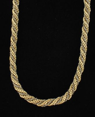 18KT/T ROPE NECKLACE, 50.9G