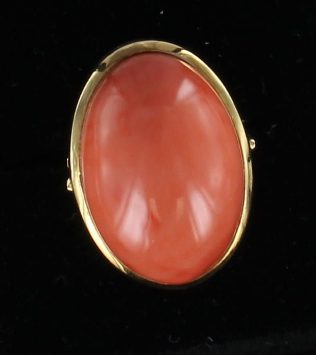 18KTY CORAL RING