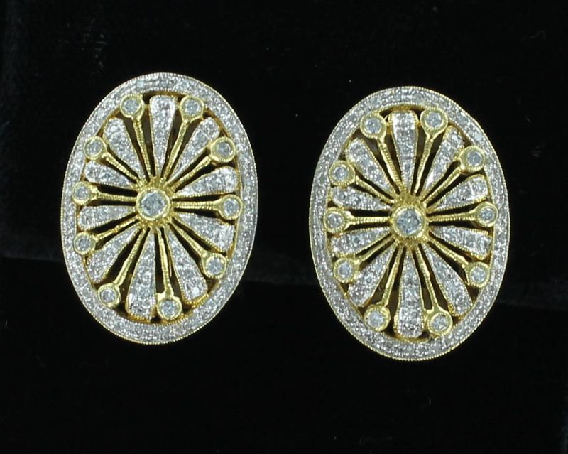 18KTY 2.0 CT TW DIAMOND EARRINGS