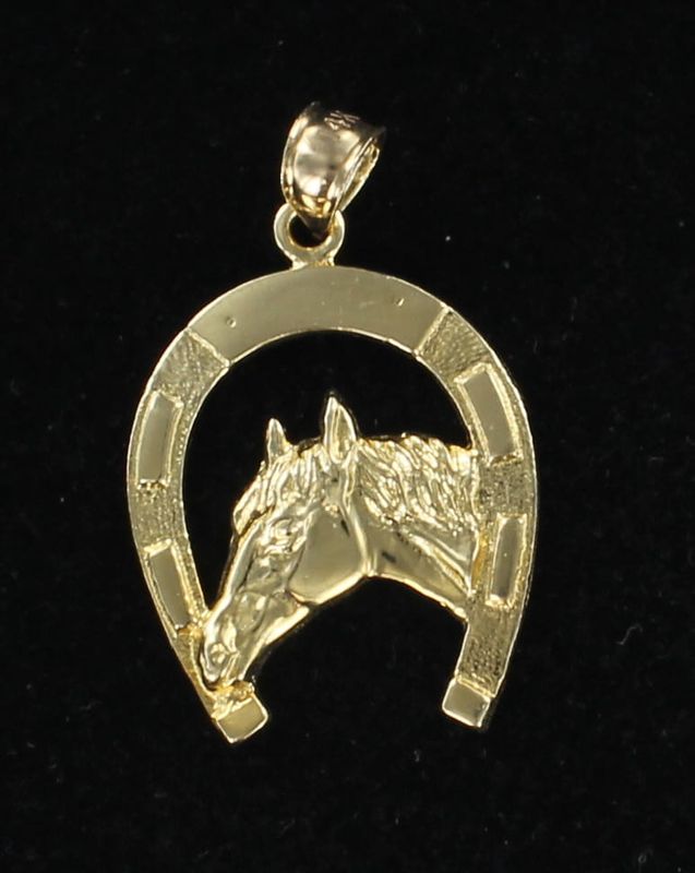 14KTY HORSE CHARM