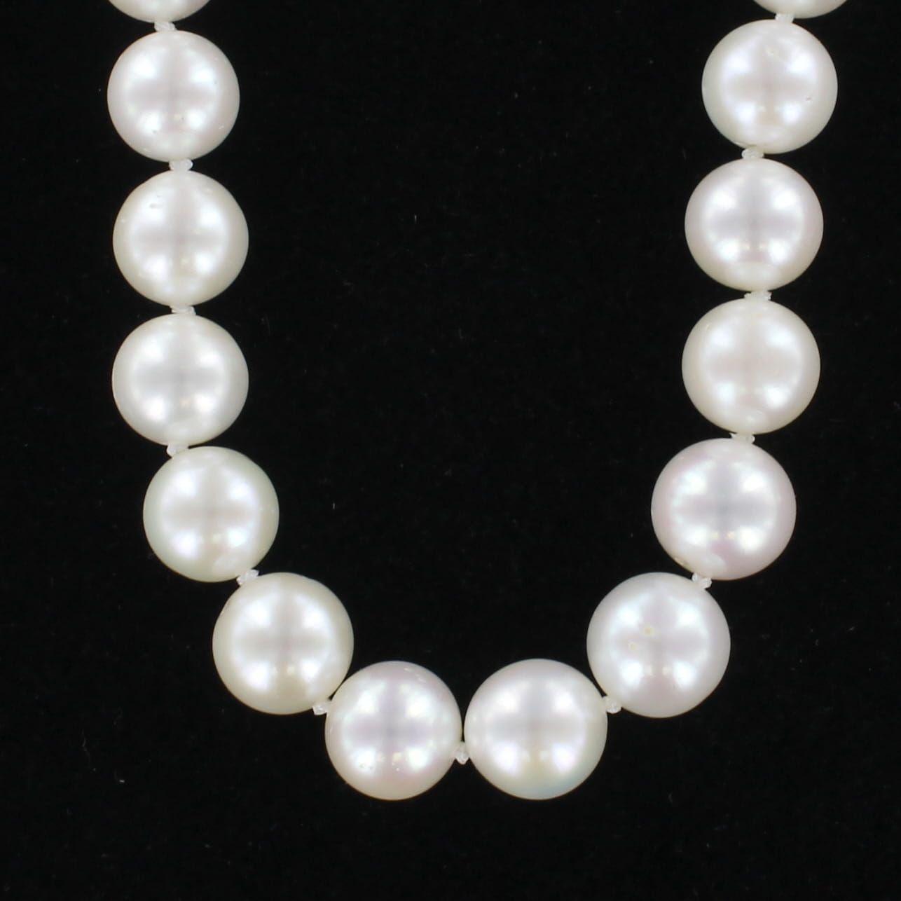 14KTY 10.0MM PEARL NECKLACE,  17 INCHES