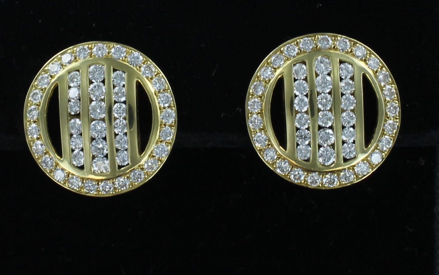 18KTY 4.0 CT TW DIAMOND EARRINGS