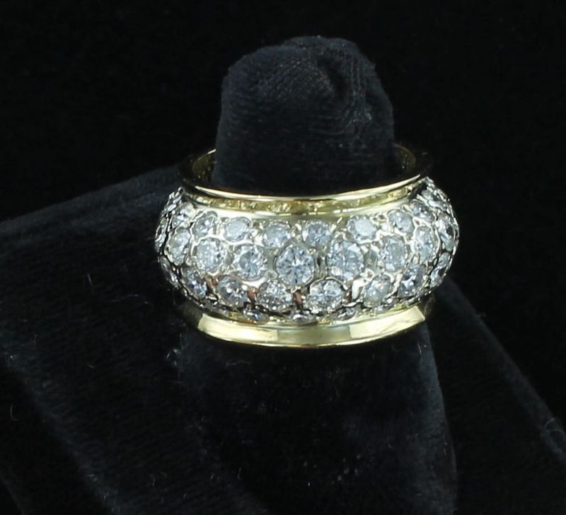 14KT/T 5.80 CT TW DIAMOND ETERNITY BAND, SZ 7.5