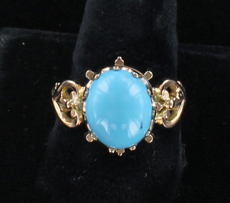 14KT TURQUOISE RING