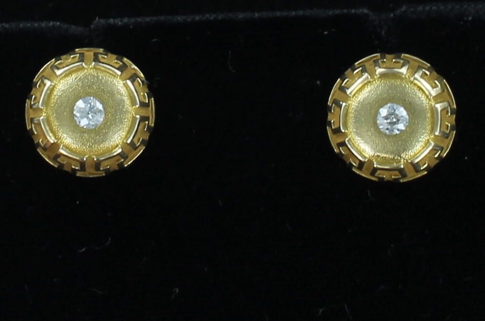 14KTY .10 CT TW DIAMOND EARRING