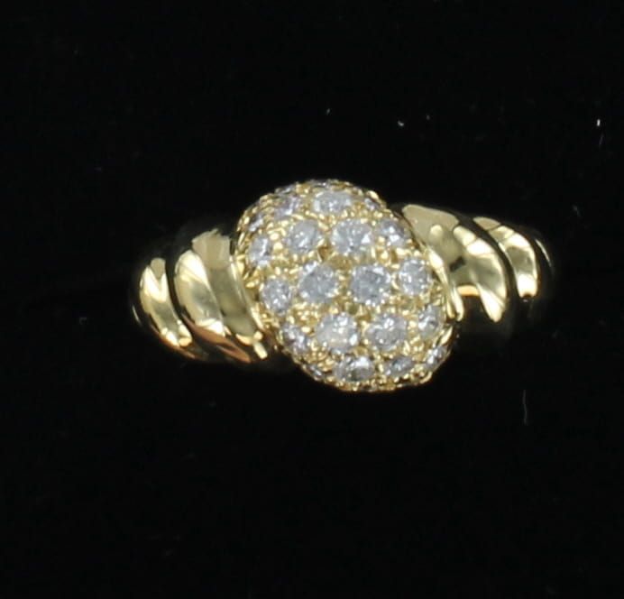 14KTY .84 CT TW DIAMOND RING
