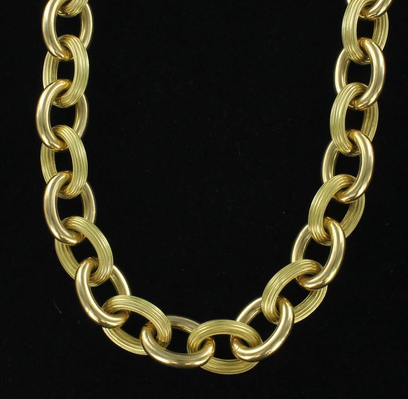 18KTY LINK NECKLACE