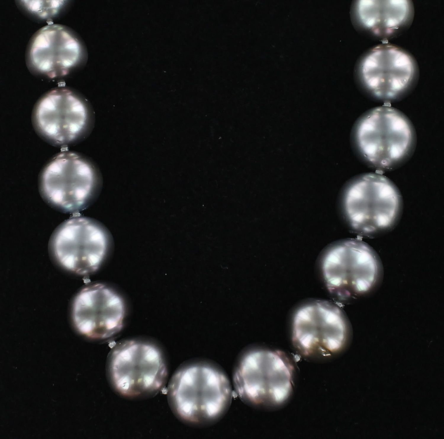 18KTW 12.03-13.84 MM TAHITIAN PEARL NECKLACE
