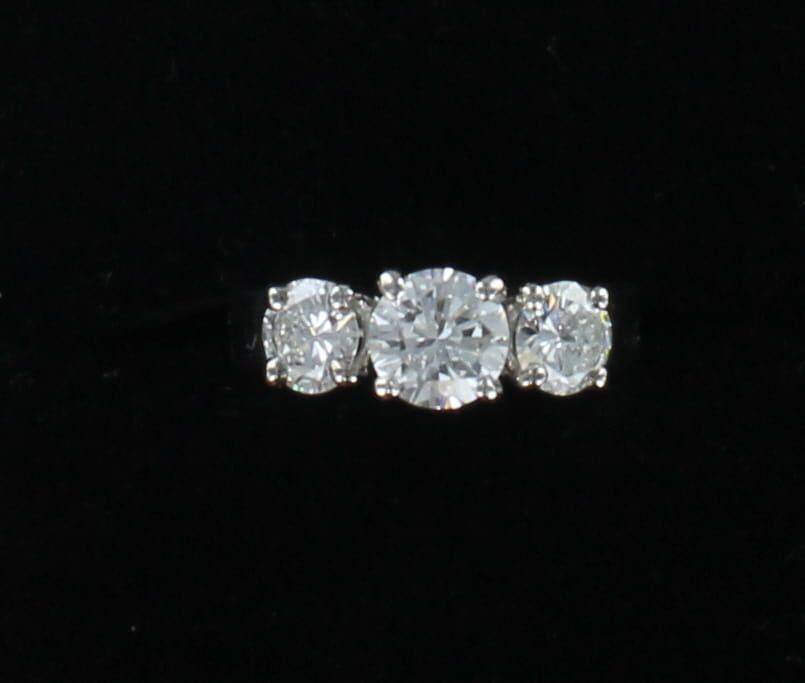 PLATINUM 2.0 CT TW ROUND BRILLIANT DIAMOND RING