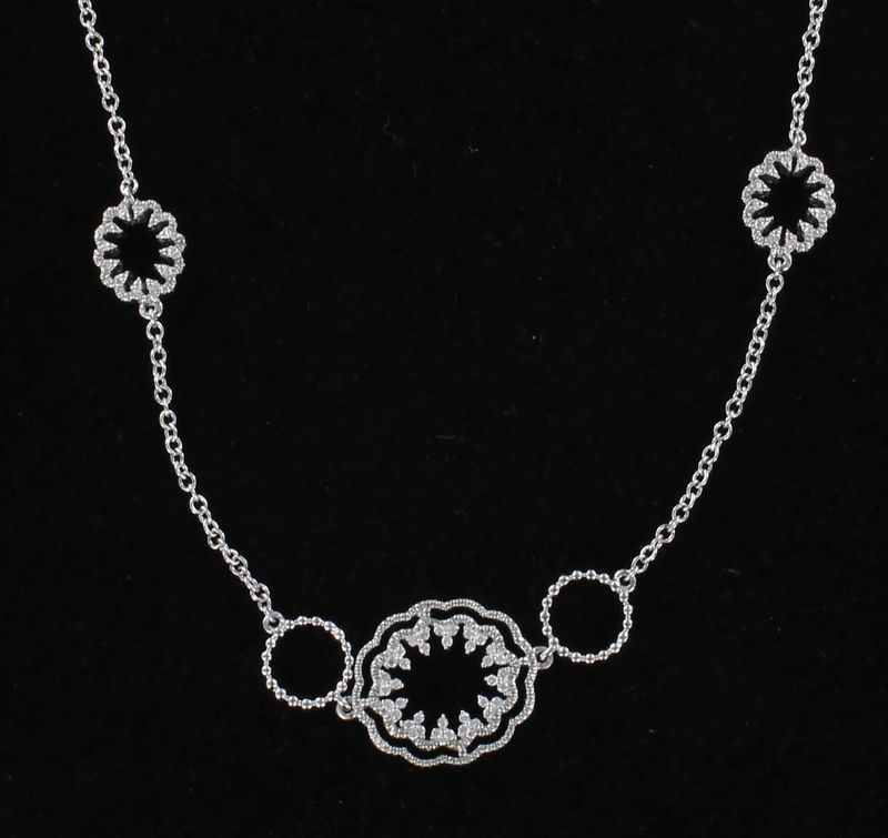 18KTW .50 CT TW DIAMOND NECKLACE