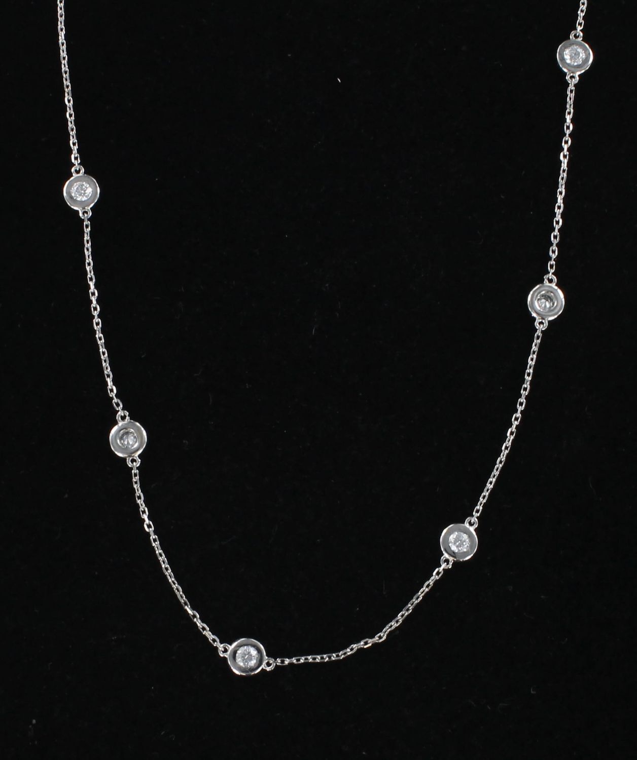 14KTW 1.0 CT TW ROUND DIAMOND BY THE YARD CHAIN