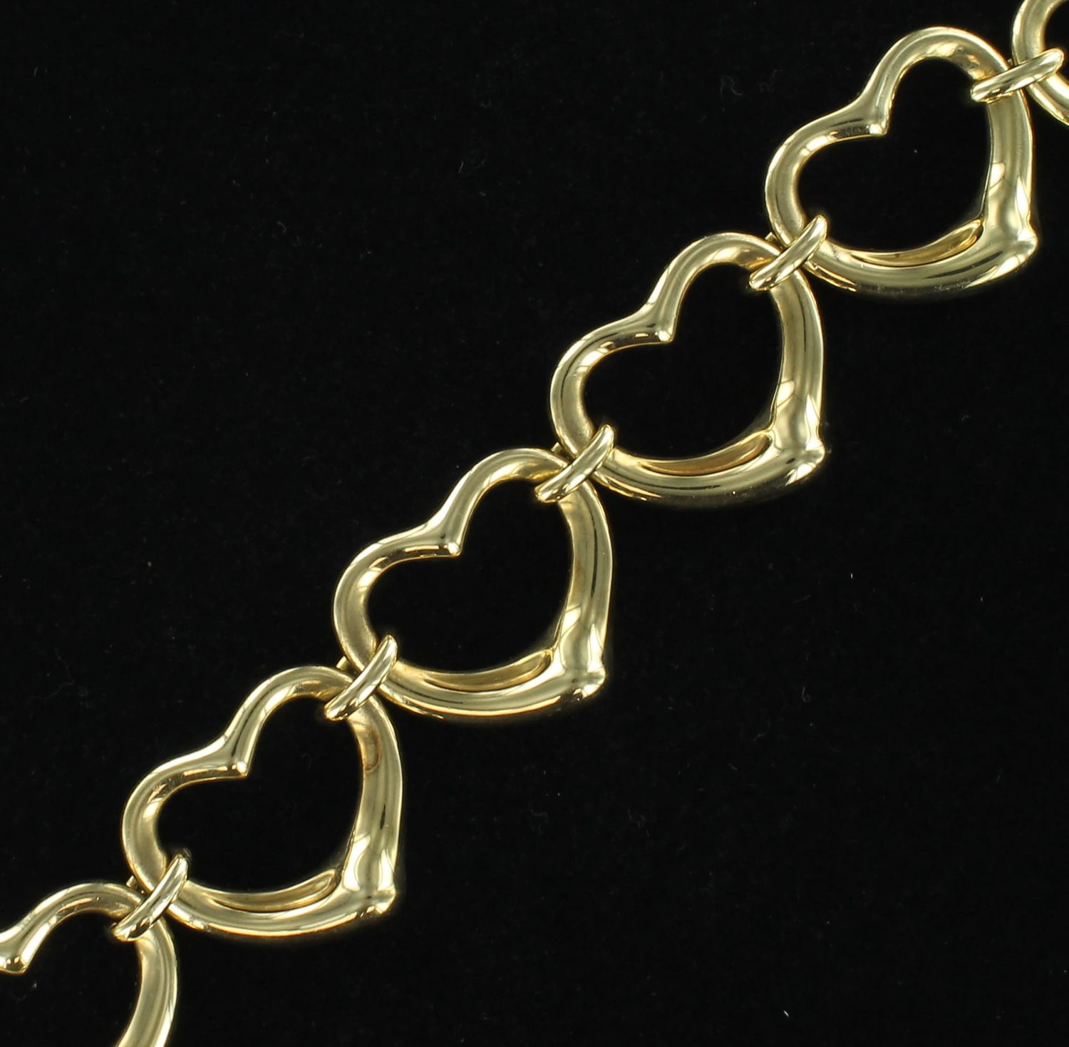 18KTY ELSA PERETTI TIFFANY &amp; CO HEART BRACELET