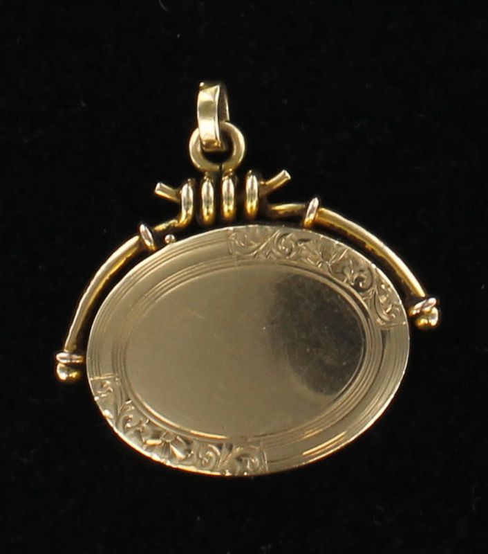 14KTY LOCKET, EARLY 1900&#39;S