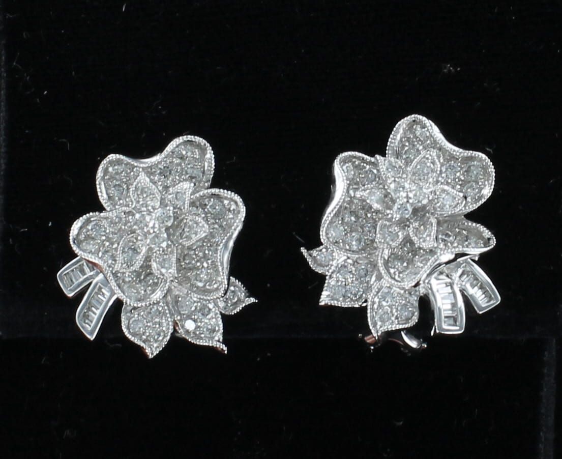 18KTW 1.20 CT TW DIAMOND EARRINGS