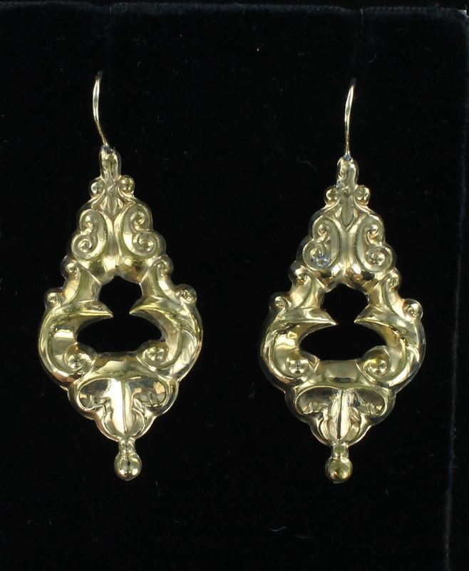 14KTY VICTORIAN EARRINGS