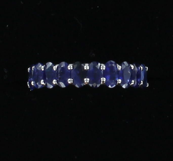 14KTW 2.83 CT OVAL SAPPHIRE RING