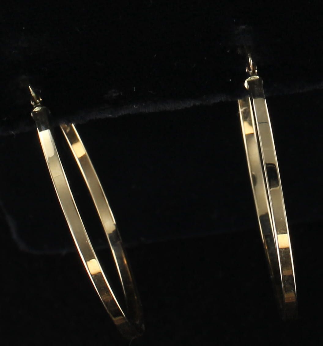 14KTY HOOP EARRINGS