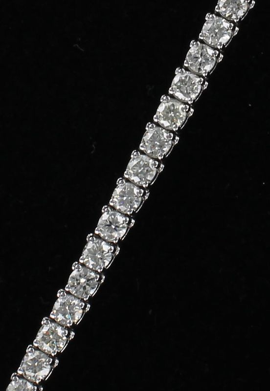 14KTW 10.18 CT TW ROUND BRILLIANT DIAMOND BRACELET