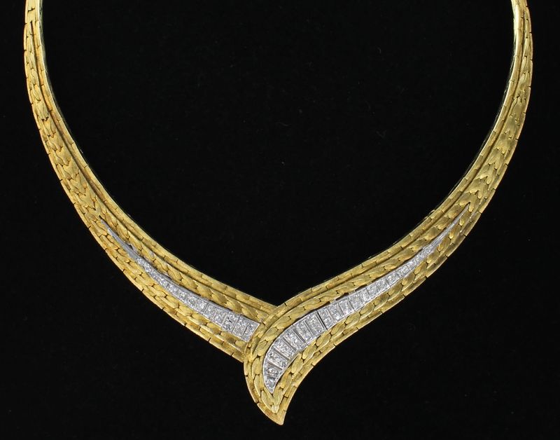18KTY DIAMOND COLLAR NECKLACE