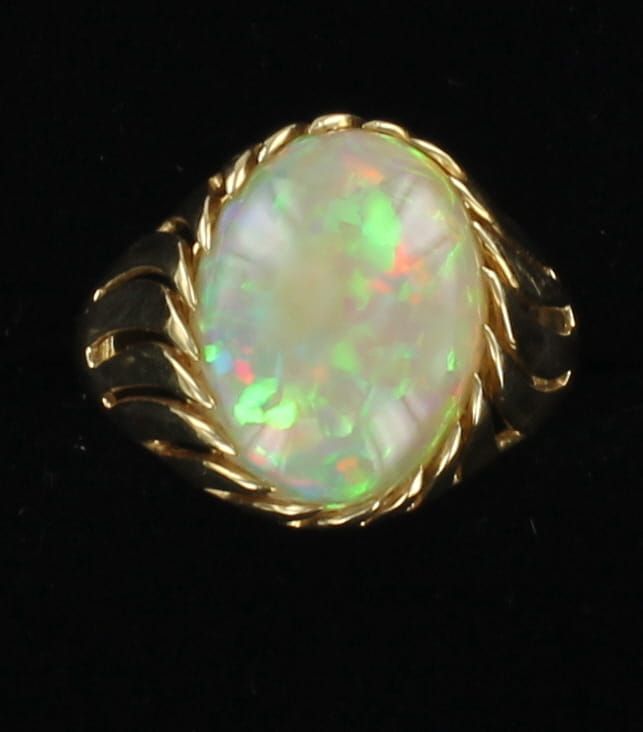 18KTY OPAL RING