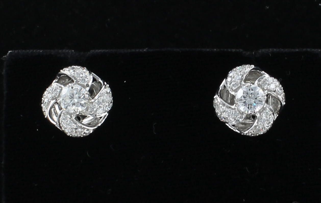 14KTW DIAMOND EARRINGS
