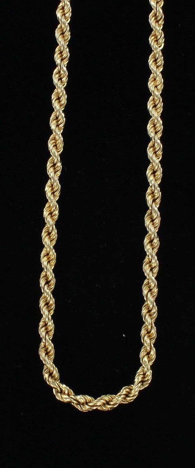 18KT CHAIN, 30 INCHES