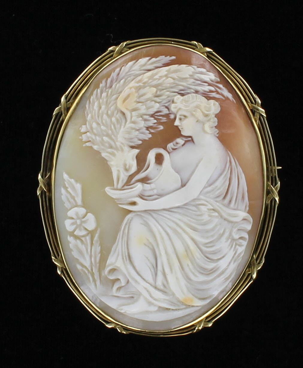 14KT VICTORIAN CAMEO