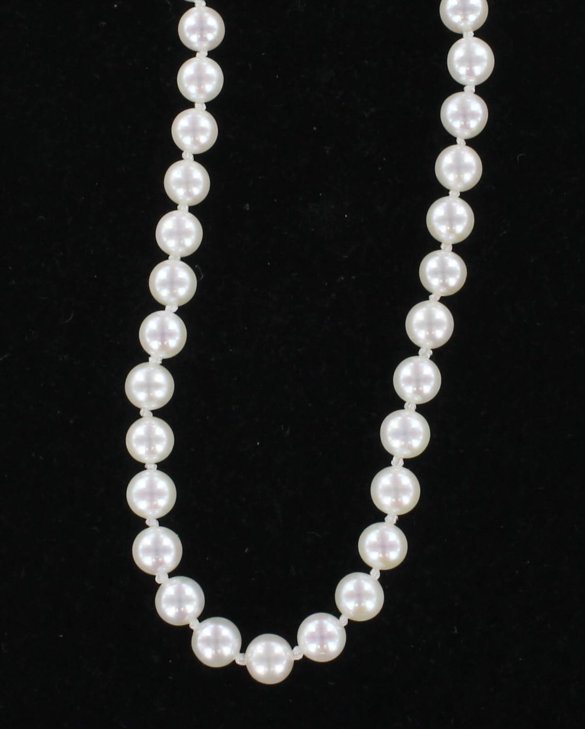 18KTY 5.0 MM PEARL NECKLACE, 18