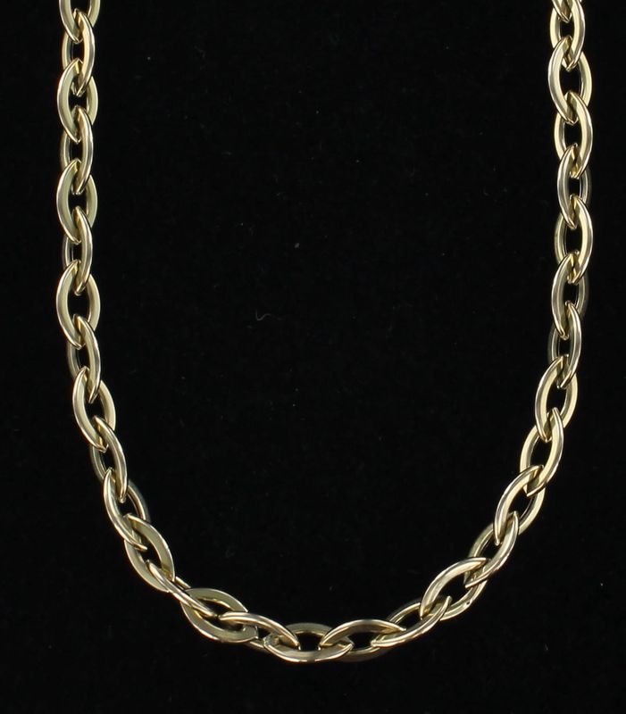 14KTY LINK NECKLACE, 18