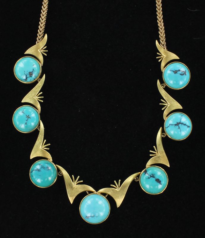 18KTY TURQUOISE NECKLACE