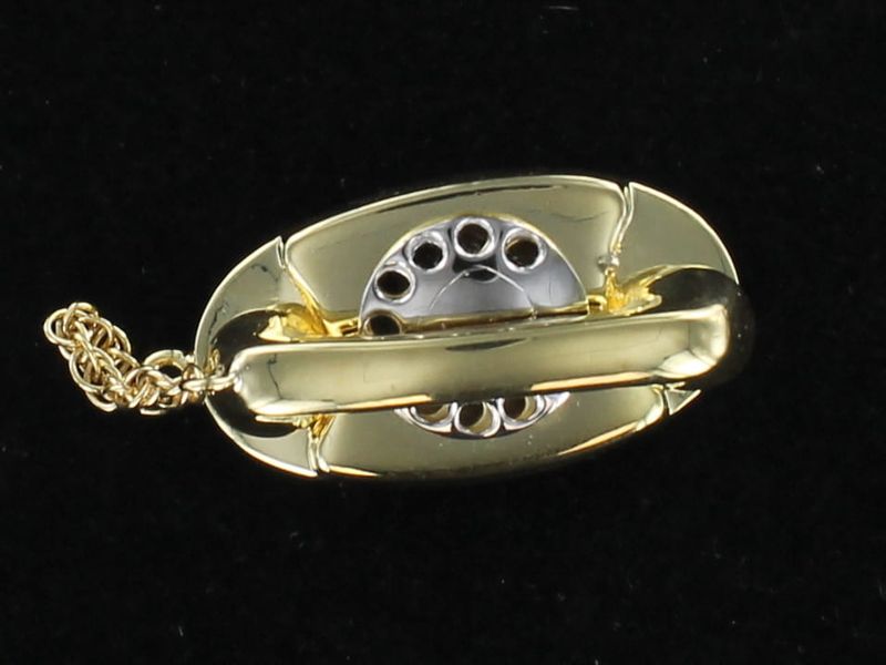 14KTY TELEPHONE CHARM