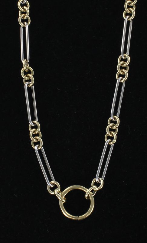 14KT/T LINK NECKLACE, 19