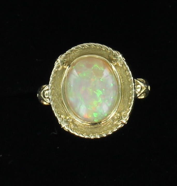 14KTY OPAL RING