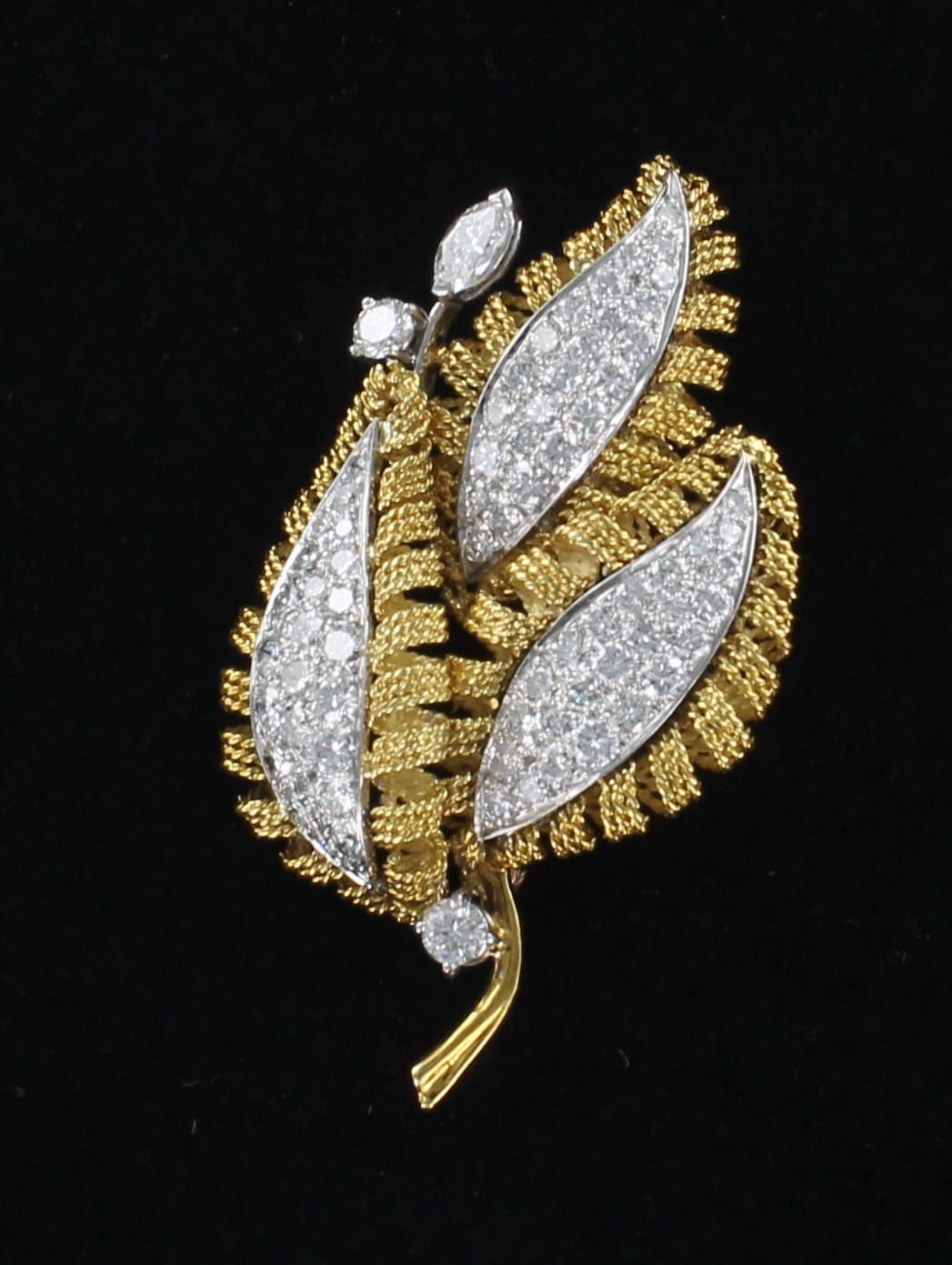 18KTY 2.25 CT TW DIAMOND PIN