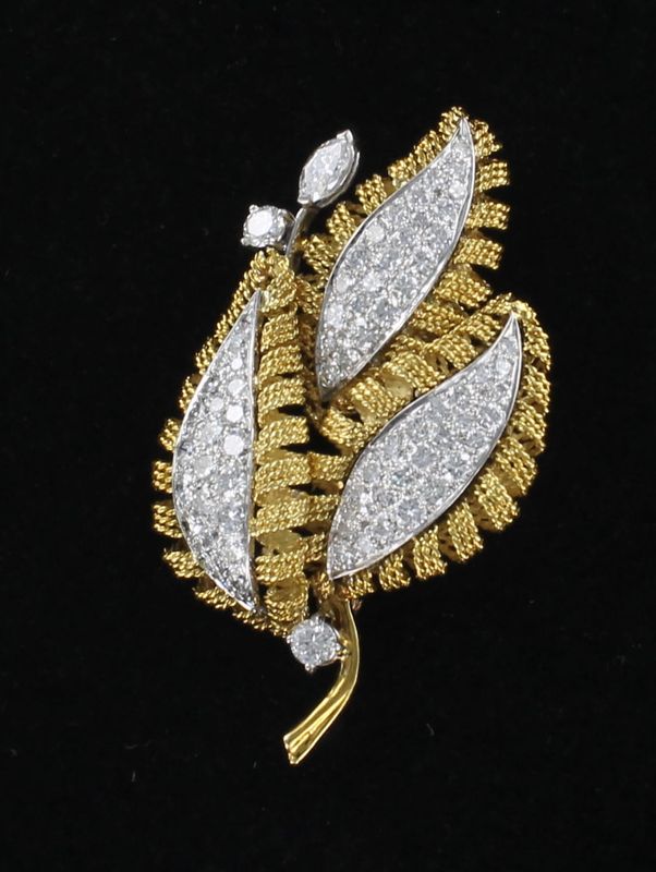 18KTY 2.25 CT TW DIAMOND PIN