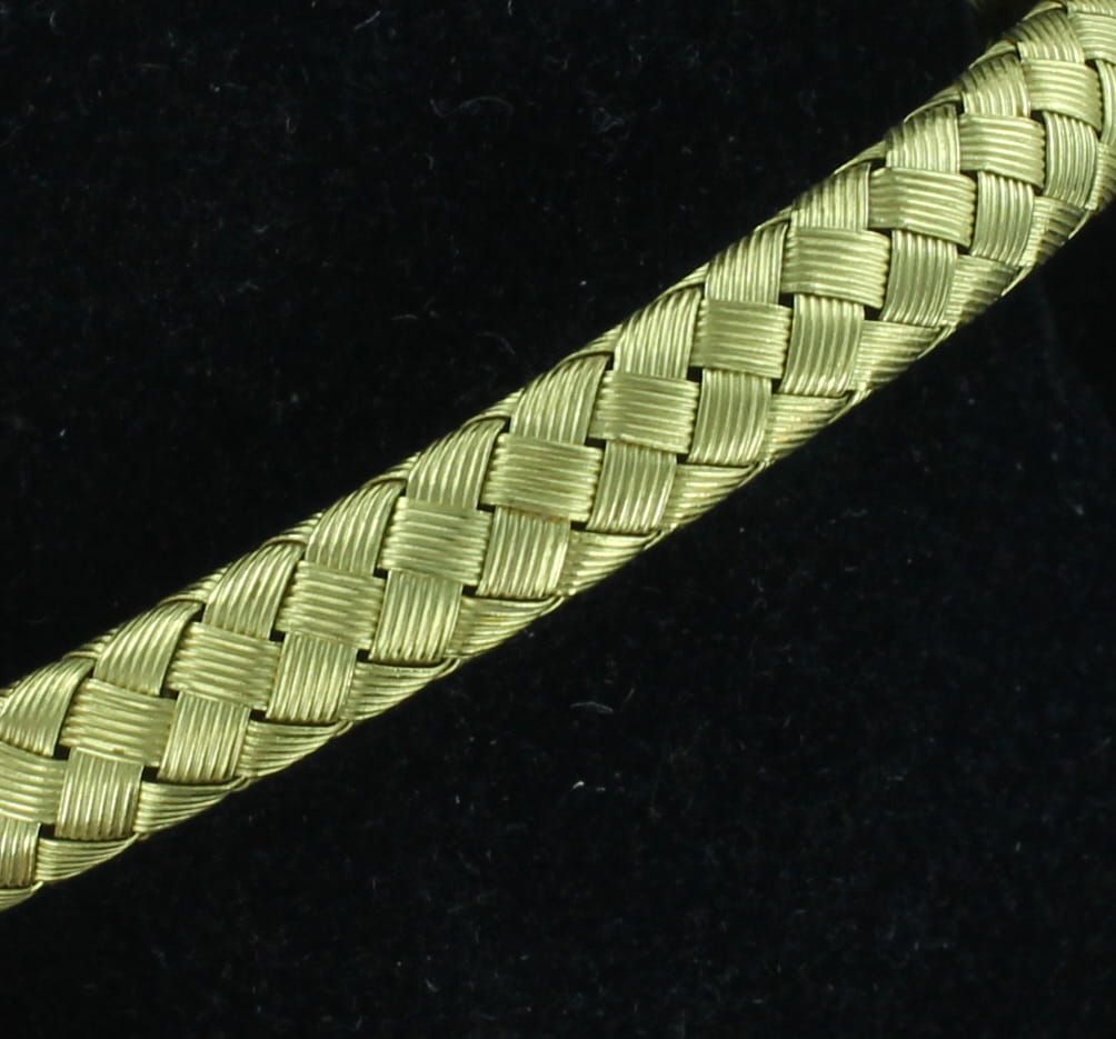 18KTY WOVEN BRACELET