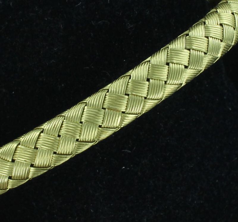 18KTY WOVEN BRACELET