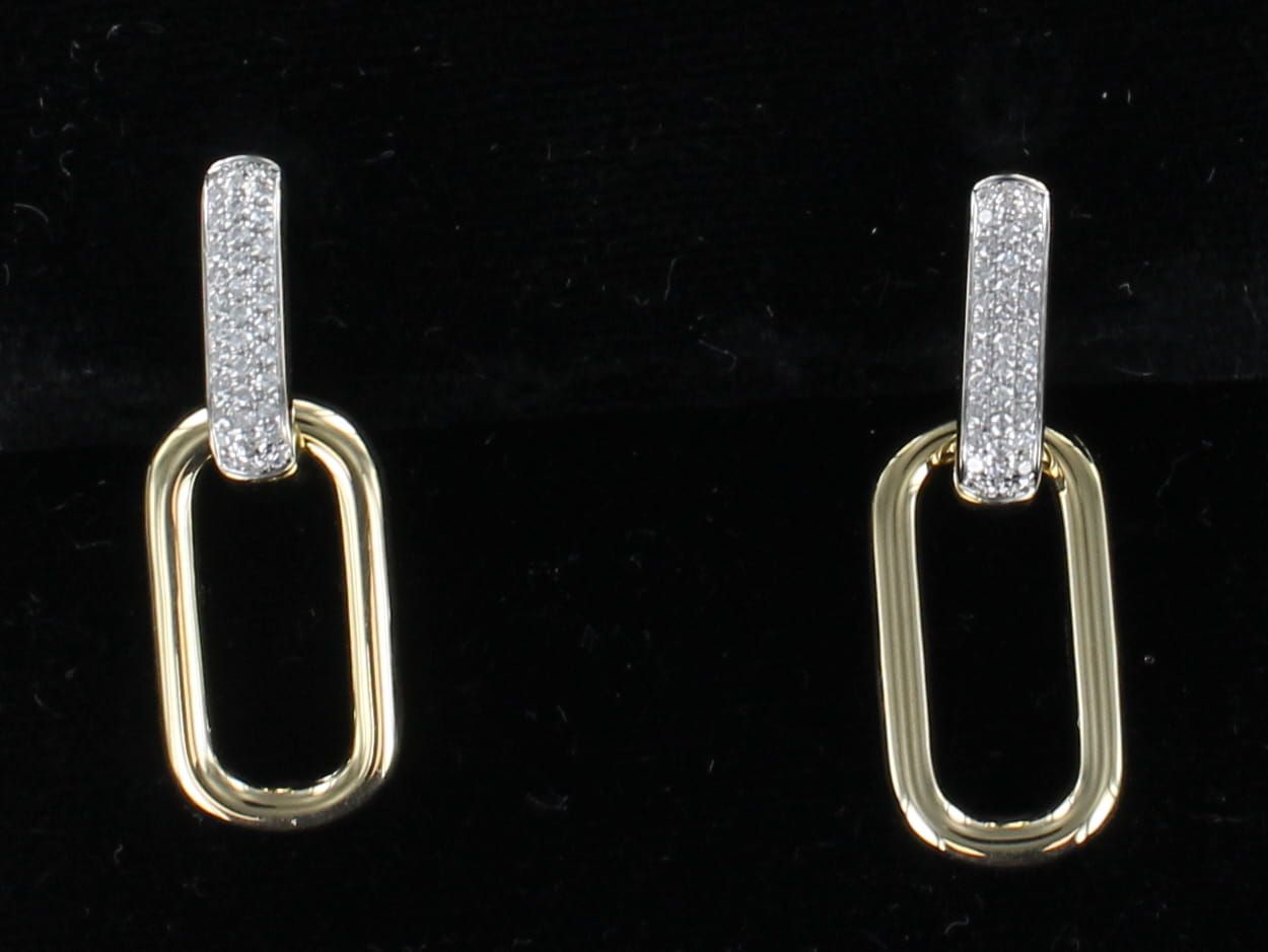 14KTY .25 CT TW DIAMOND EARRINGS