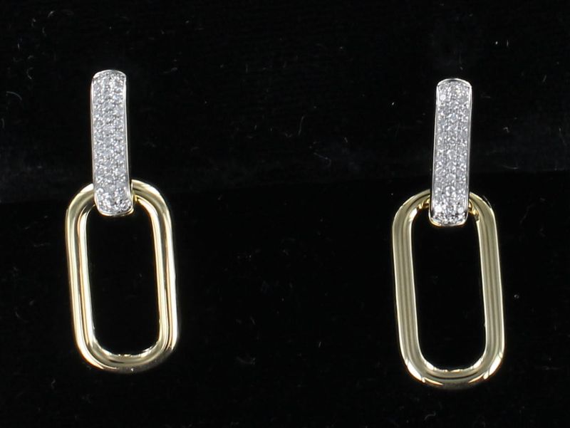 14KTY .25 CT TW DIAMOND EARRINGS