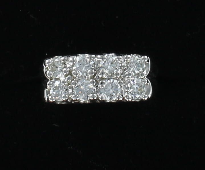 14KTW 1.0 CT TW ROUND BRILLIANT DIAMOND RING