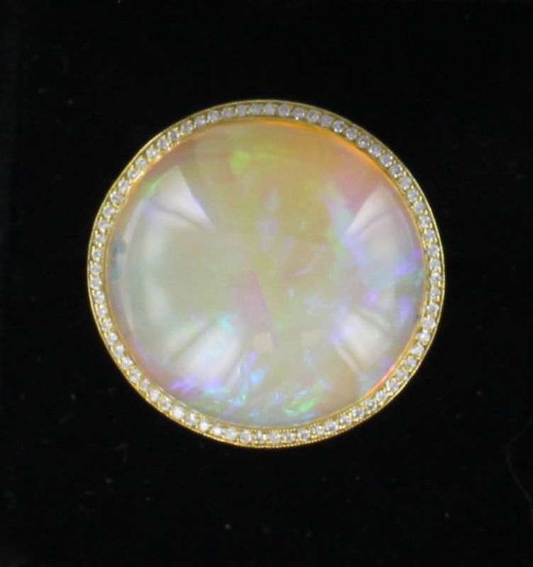 18KTY 18.0 CT OPAL  RING