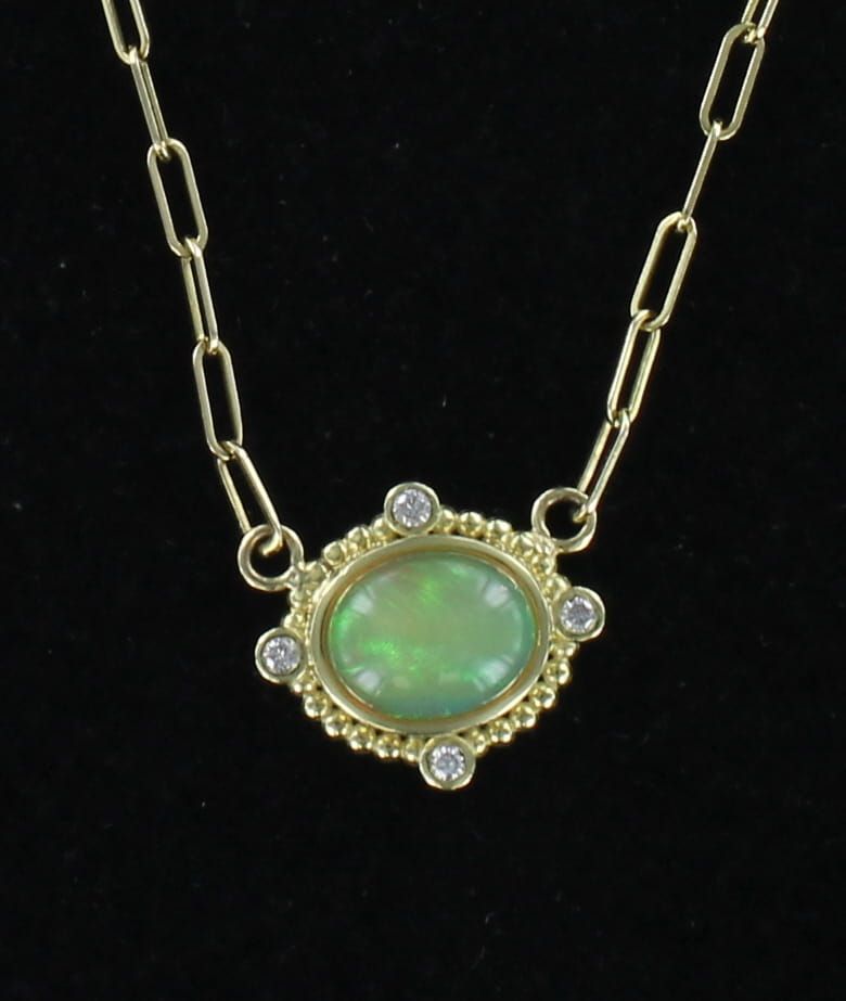 14KTY OPAL PENDANT