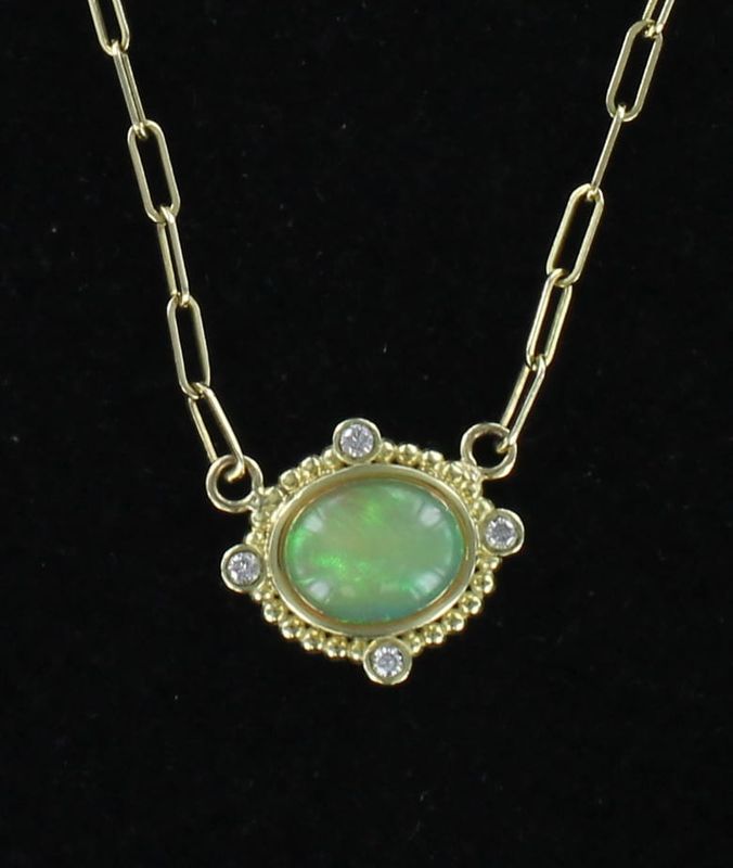 14KTY OPAL PENDANT