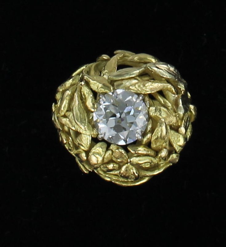 18KTY 2.40 CT OLD MINE CUT DIAMOND RING