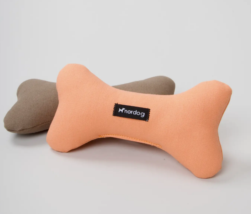 Hundespielzeug weicher Knochen orange Hundespielzeug weicher Knochen orange