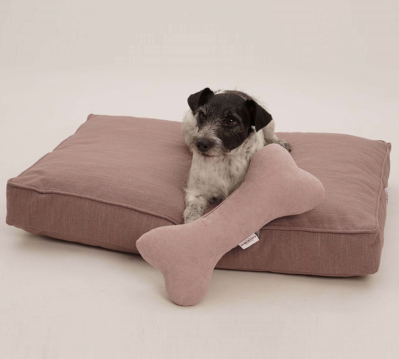 Hundekissen Linus recycelt mauve beere