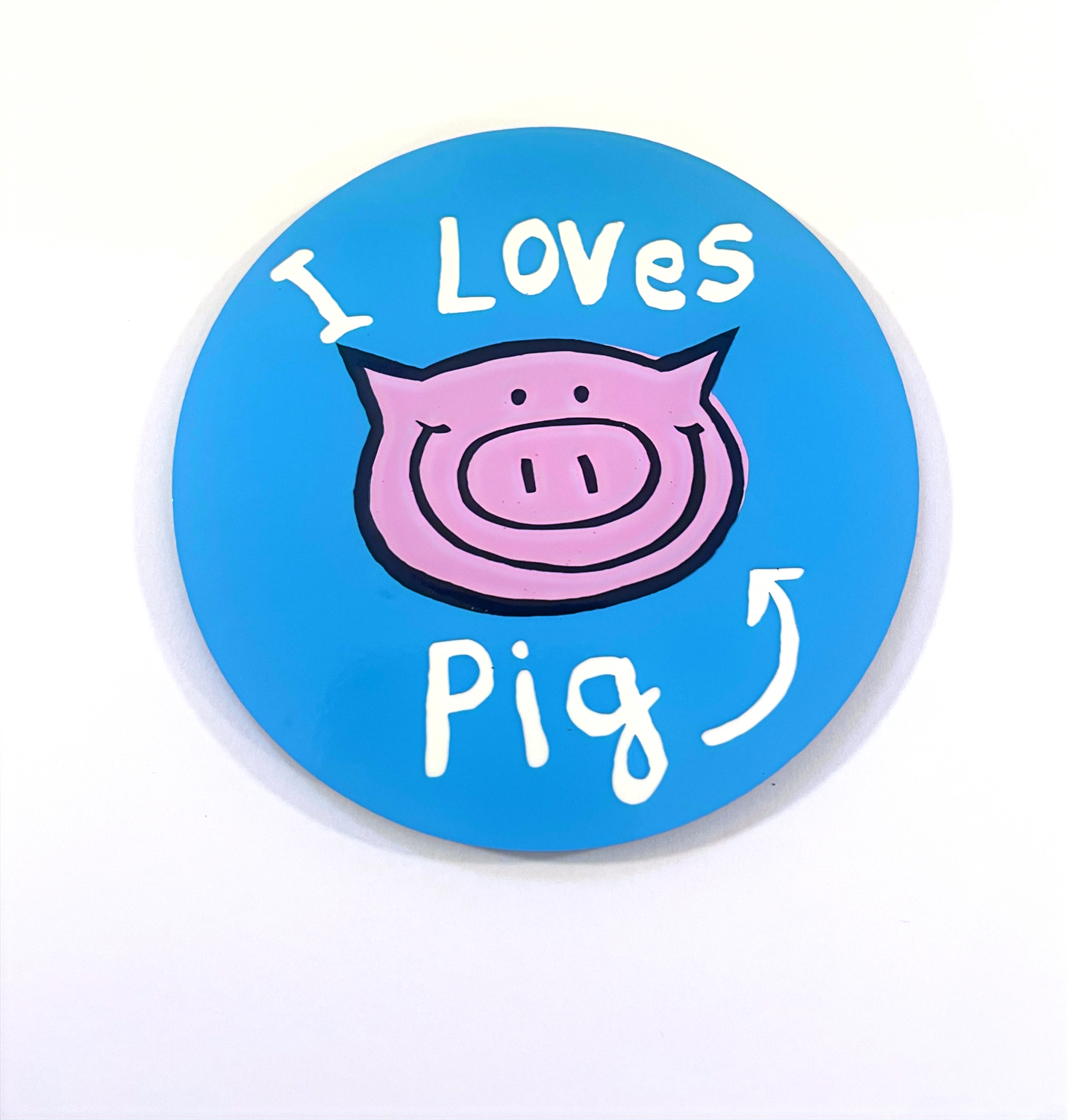 Pig's BLUE Coaster