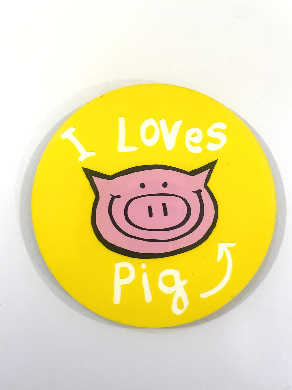 Pig's YELLOW coaster